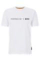 Porsche x BOSS slim-fit T-shirt with exclusive branding, White