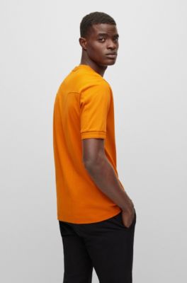 Opus Lang shirt licht Oranje volledige print casual uitstraling Mode Shirts Lange shirts 