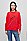 BOSS 博斯专属艺术风图案大版型棉混纺运动衫,  623_Bright Red