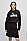 BOSS 博斯专属艺术风图案大版型连帽连衣裙,  001_Black