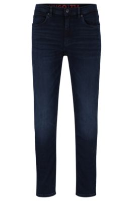 HUGO - Extra-slim-fit in blue-black denim