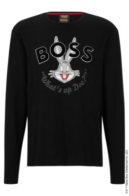 LOONEY TUNES x BOSS パーカー ブラック LOONEY TUNES x BOSS パーカー ブラック