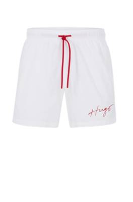 Hugo Paol Swim Shorts White