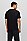 BOSS 博斯水钻徽标和艺术风图案装饰棉质平纹针织布 T 恤,  001_Black