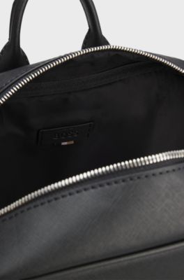 Sac &agrave; dos avec logo imprim&eacute; en transfert, Noir