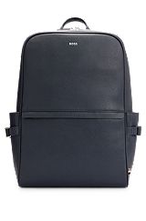 Backpack with signature stripe and logo detail, Dark Blue