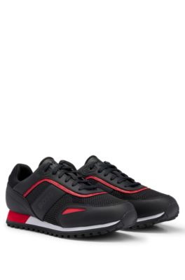 Hugo boss store sneakers red