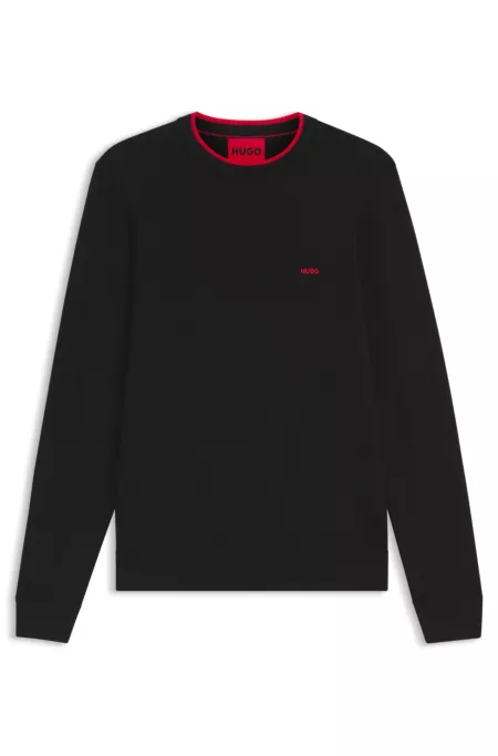 Regular-fit sweater in a cotton blend