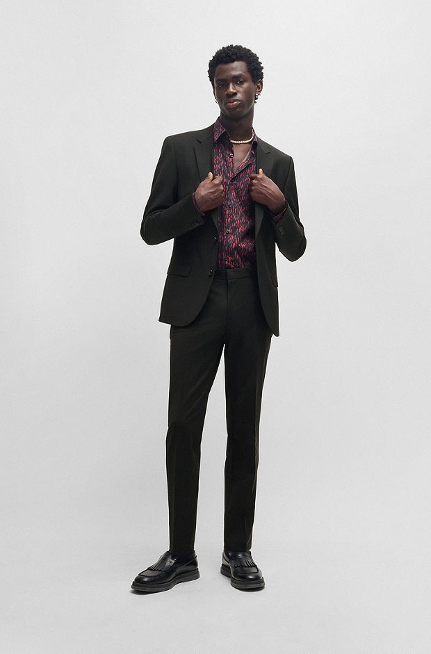 黒 スーツ for Men by HUGO BOSS | Slim, Tailored & Regular Fit 黒 スーツ for Men by HUGO BOSS | Slim, Tailored & Regular Fit