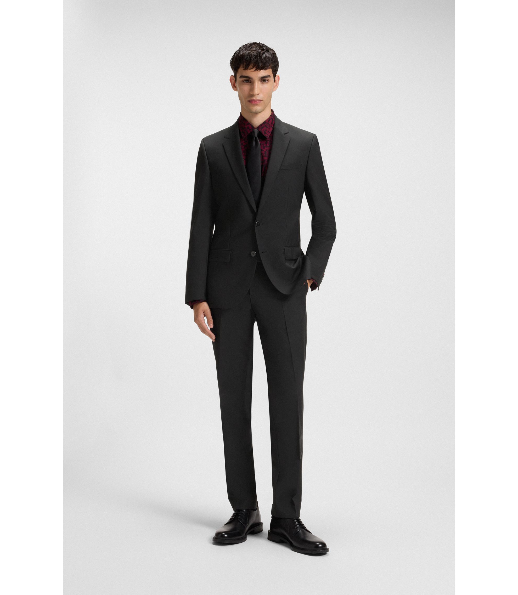 HUGO BOSS テーパードスラックス　32R hbeu50485862_001_300?wid=1980&