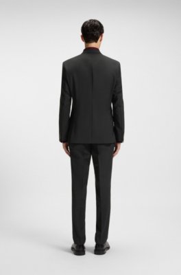 Slim-fit suit in a performance-stretch wool blend 3