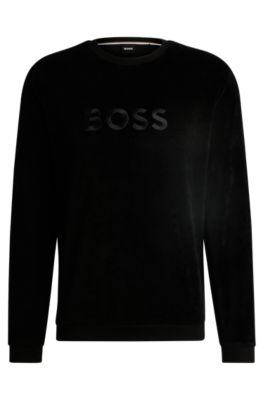 Hugo boss store velour sweatshirt