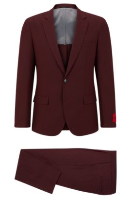 □HUGO BOSS(ヒューゴボス)ピュアヴァージンウール極上スーツ【美品