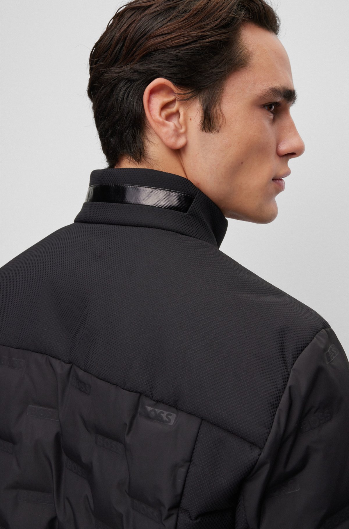 Water-repellent jacket - filling with down BOSS regular-fit