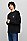 HUGO 雨果层叠徽标和个性艺术风图案装饰棉质平纹针织 T 恤,  001_Black