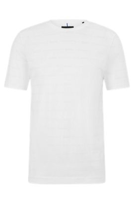 BOSS - Porsche BOSS mercerised-cotton slim-fit T-shirt