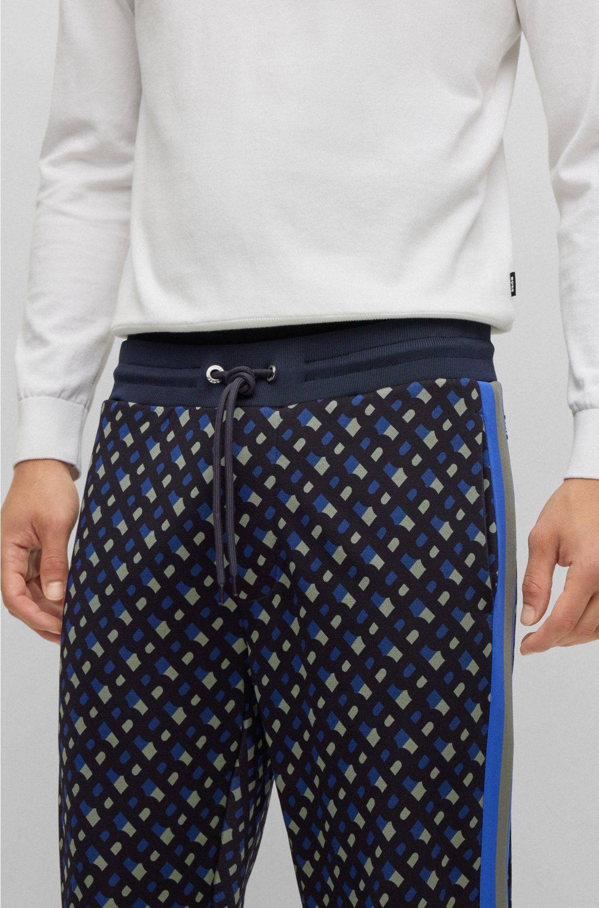 Louis Vuitton Technical Tracksuit Trousers Trouser Pants Blue/Black mens