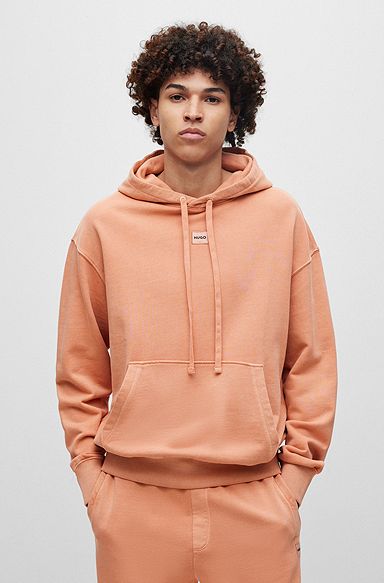 Stylish Orange Hoodies for Men by HUGO BOSS | Designer Menswear