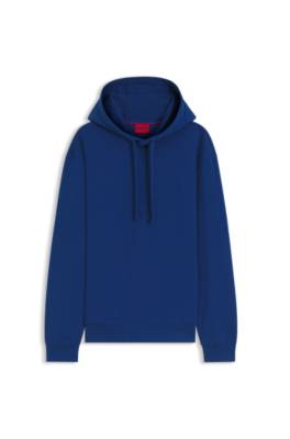Cotton-terry hoodie with logo print 1