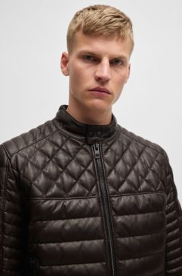 hugo boss jordan leather jacket