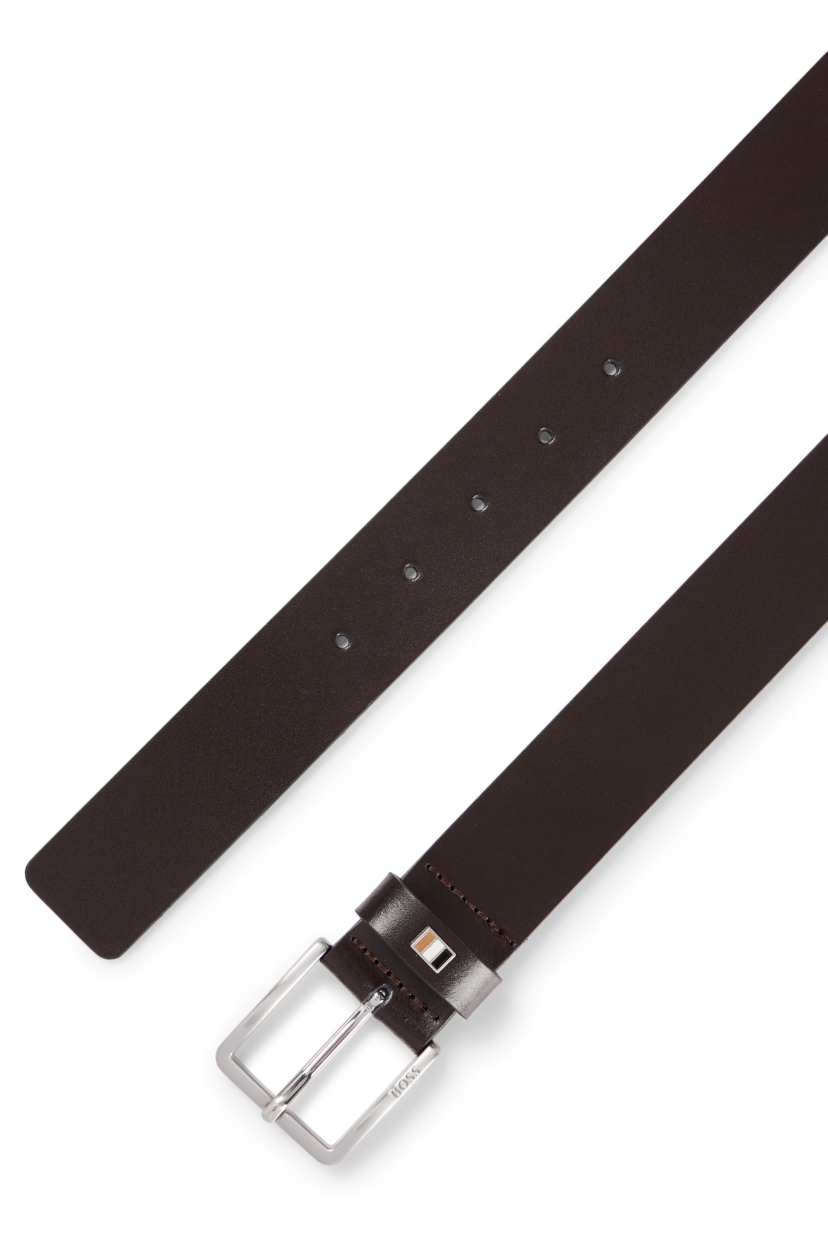 LB LEATHERBOSS Braided Casual Genuine Leather Belt - Black (S 30