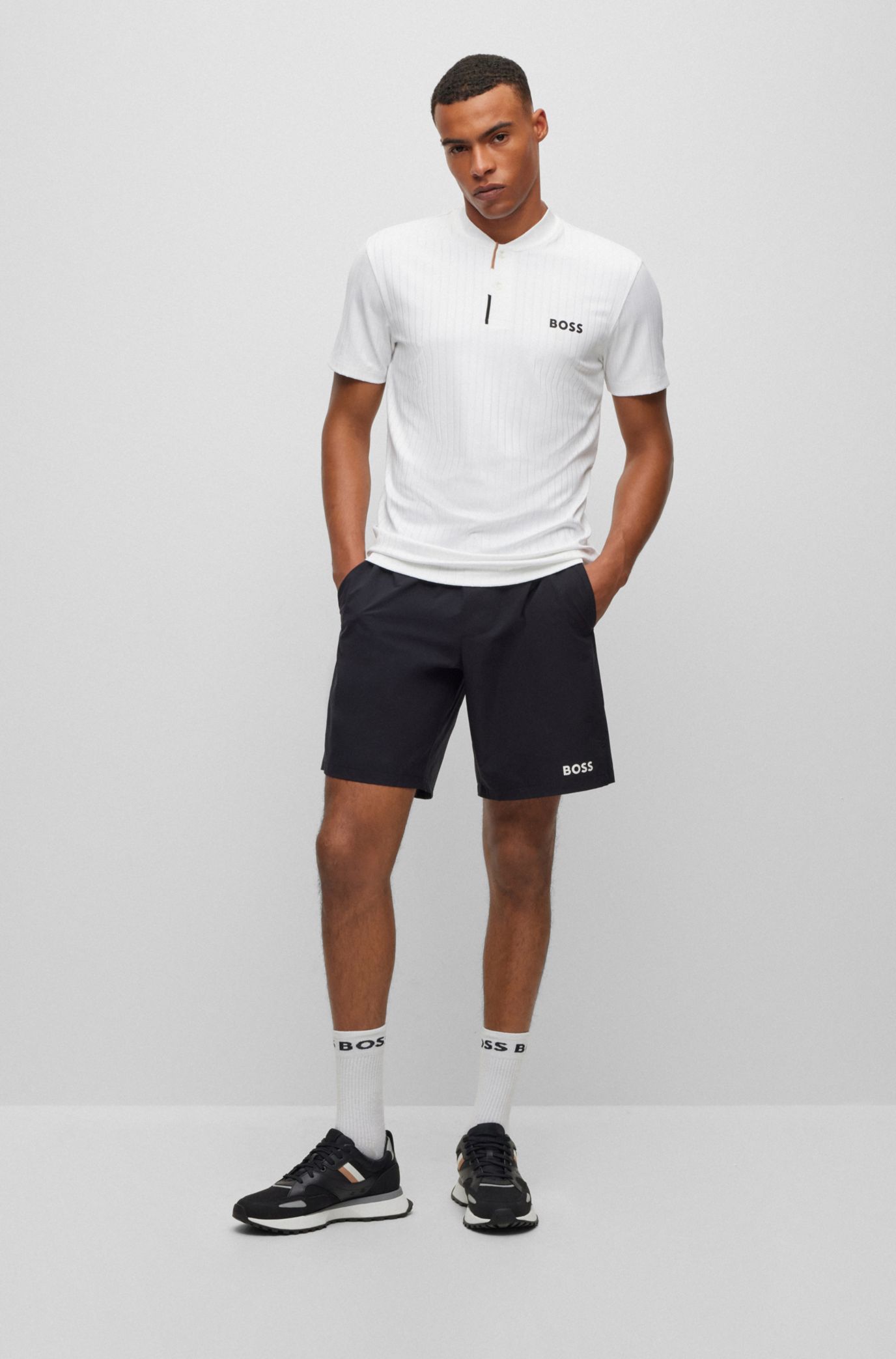 Hugo boss shorts clearance and shirt