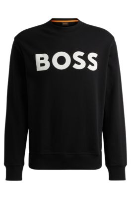 HUGO Bodywear essentials logo sweatshirt in black (part of a set