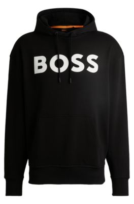 BOSS - ロゴプリント フーディ コットンフレンチテリー