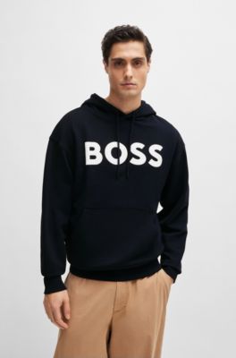 Stylish Blue Hoodies for Men by HUGO BOSS | Designer Menswear
