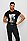 Freddie系列专有艺术风图案双面布棉质 T 恤,  001_Black