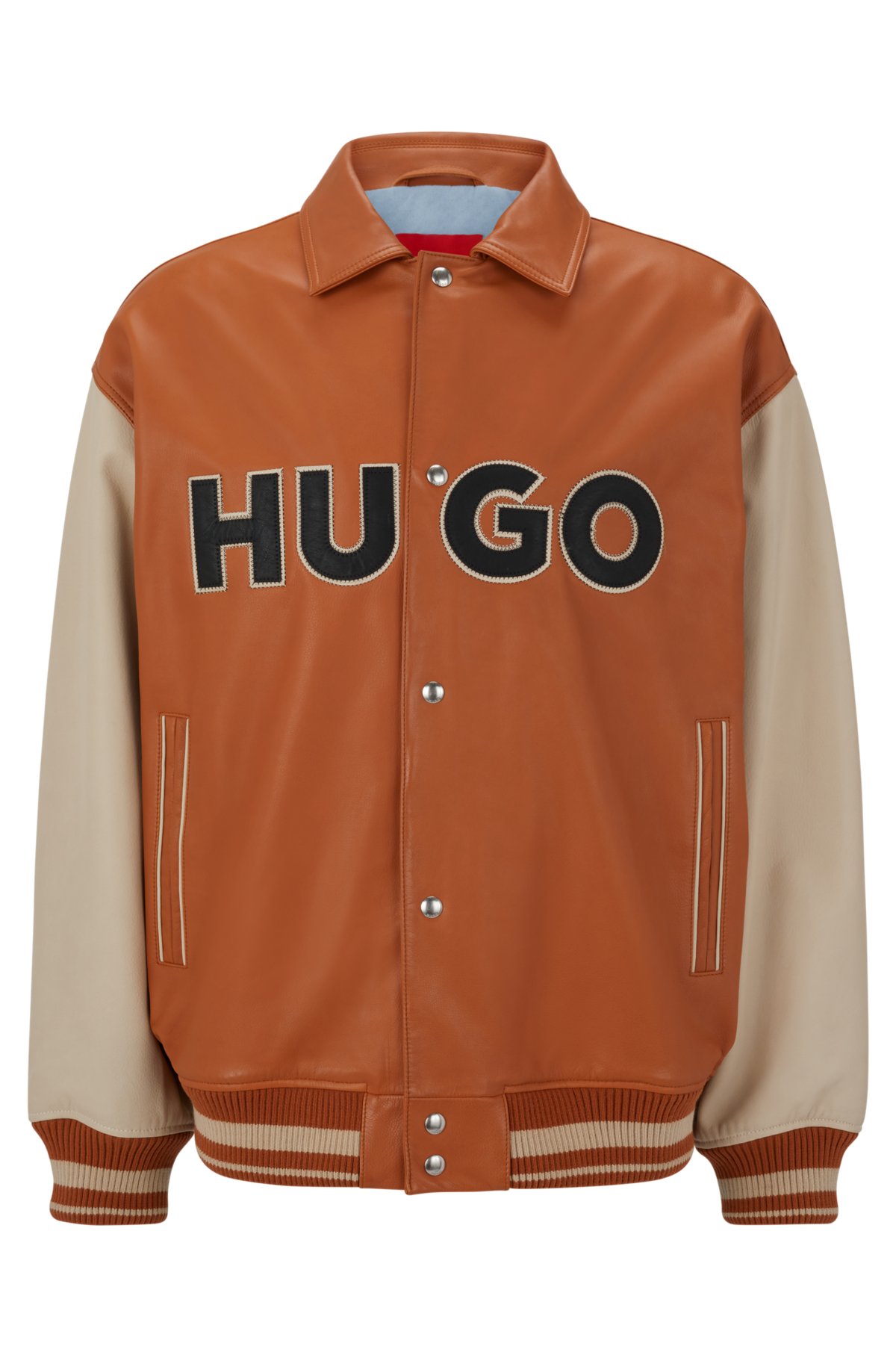 BOSS by HUGO BOSS X Russell Athletic Carsity Varsity Jacket in