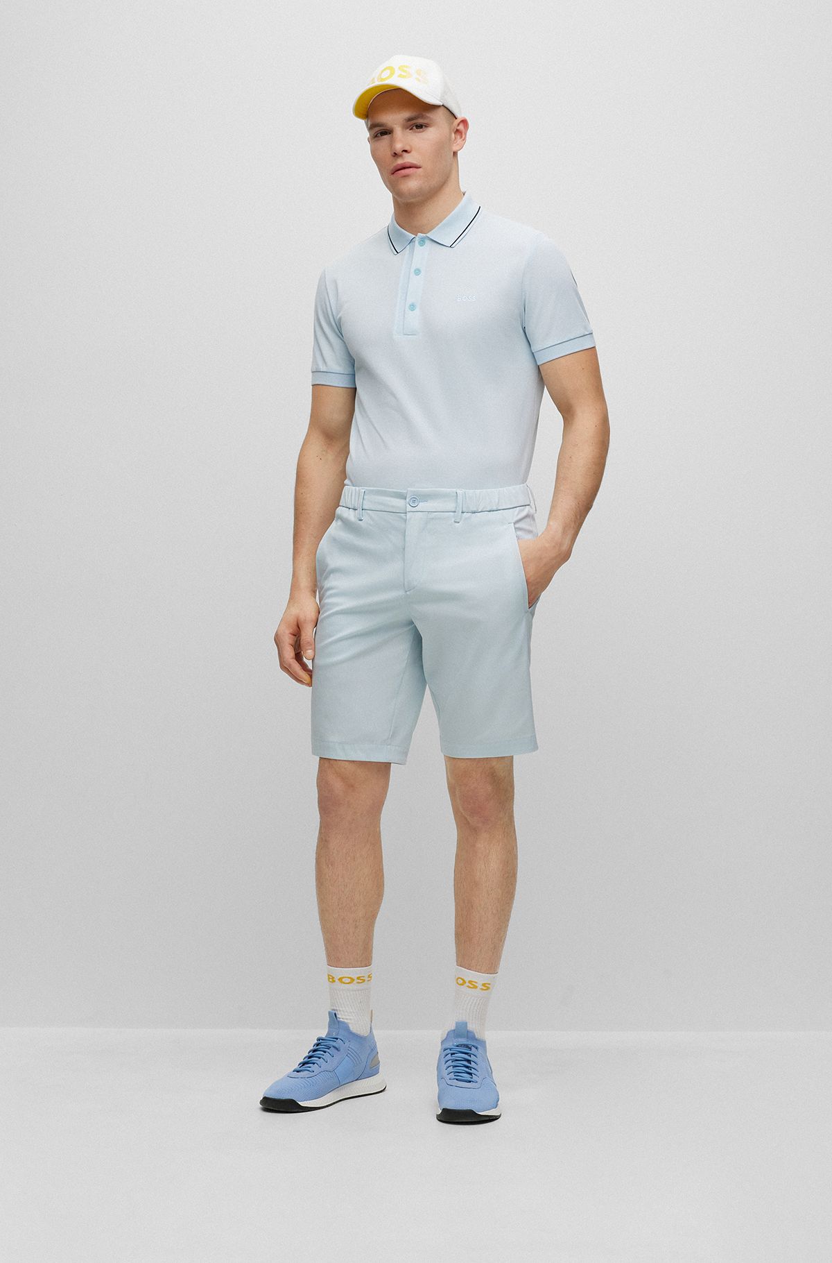 BOSS Sweat Shorts - Light Blue » Always Cheap Shipping