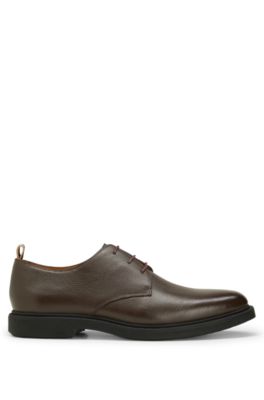 hugo boss shoes brown leather