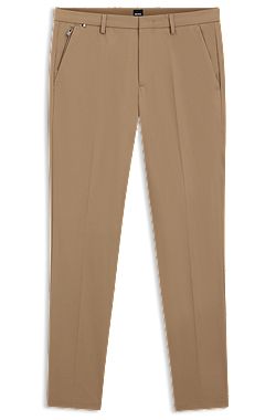 Slim-fit trousers in a stretch-cotton blend