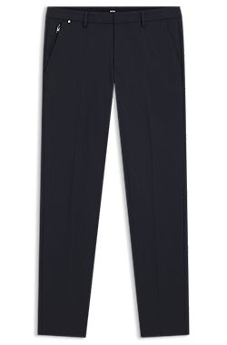 Slim-fit trousers in a stretch-cotton blend