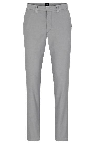 Slim-fit chinos in a cotton blend, Hugo boss