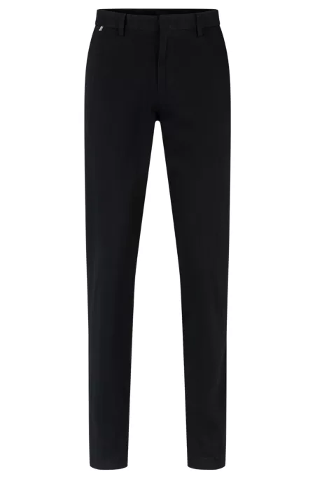 Slim-fit chinos in stretch-cotton gabardine