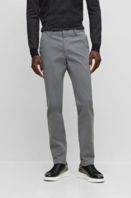 Pantalon Chino Vintage Hugo Boss - Gris, Taille 36/32 - Coupe Classique Homme