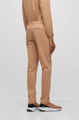 BOSS - スリムフィット チノ ストレッチコットンギャバジン 