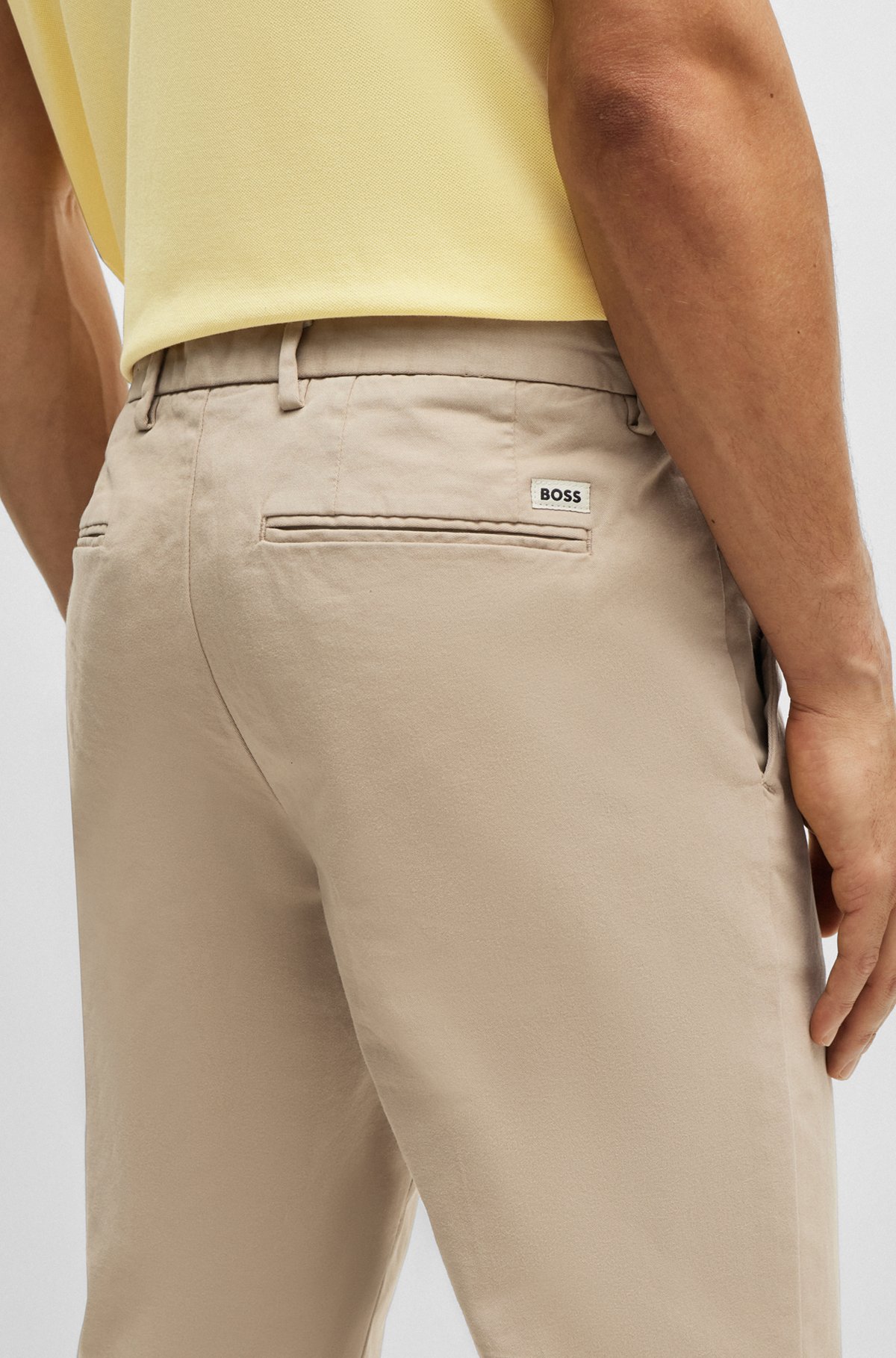 BOSS chinos in stretch-cotton