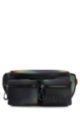 Recycled-nylon belt bag with seasonal camouflage print, Patterned