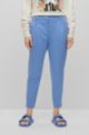 Relaxed-fit trousers in stretch organic cotton, Light Blue
