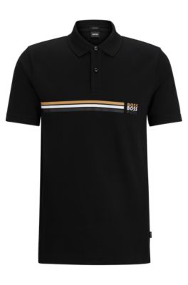hugo boss black and gold polo