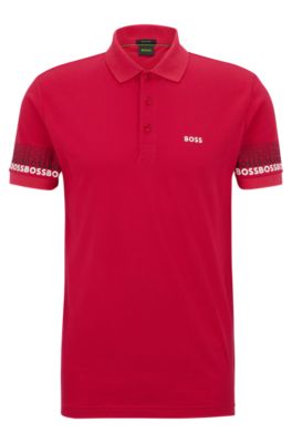 Monogram Jacquard Piqué Polo Shirt