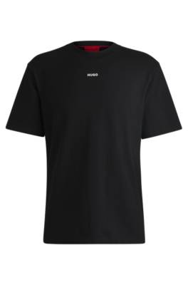 Hugo Relaxed-fit T-shirt In Cotton Jersey With Printed Logo