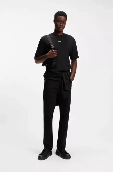 Relaxed-fit T-shirt with central logo detail
