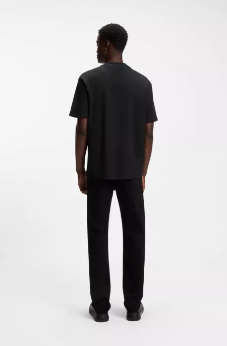 Relaxed-fit T-shirt with central logo detail