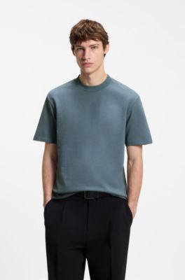 Cotton-jersey T-shirt, Grey