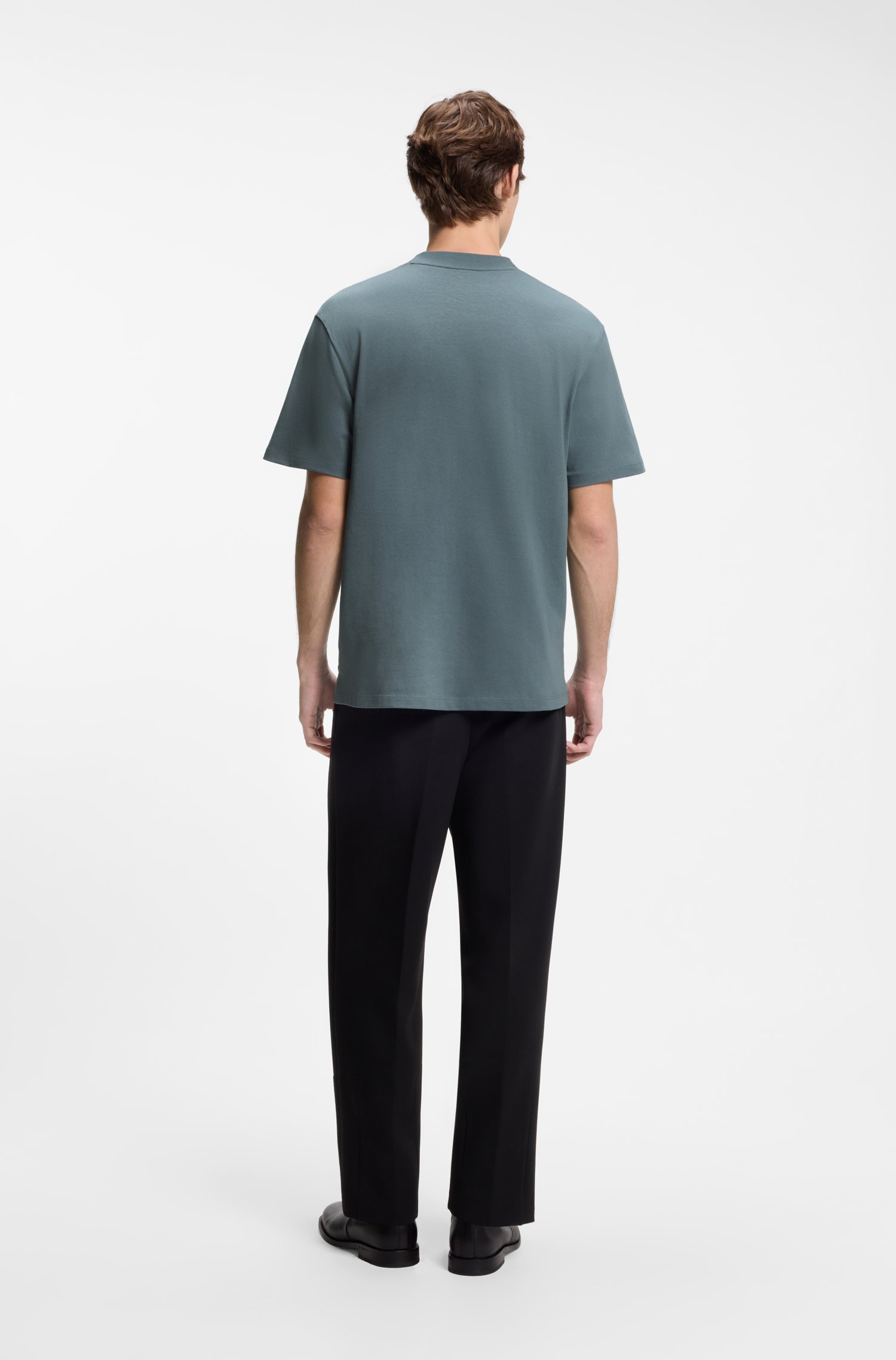 Hugo Cotton-jersey T-shirt herr – bild 3