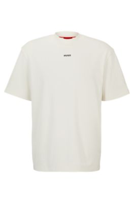 HUGO - Relaxed-fit T-shirt in cotton with logo print